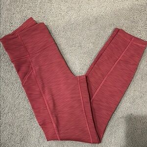 lululemon athletica Red Leggings